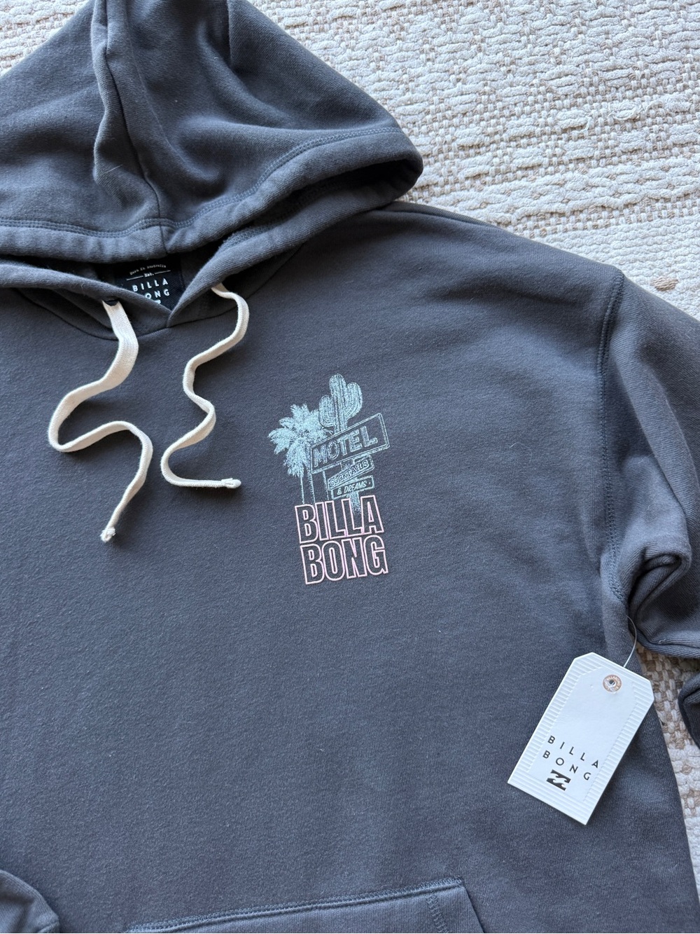 🔥🔥BILLABONG - LIVIN THE DREAM FLEECE HOODIE SWEATSHIRT🔥🔥 - Picture 5 of 5